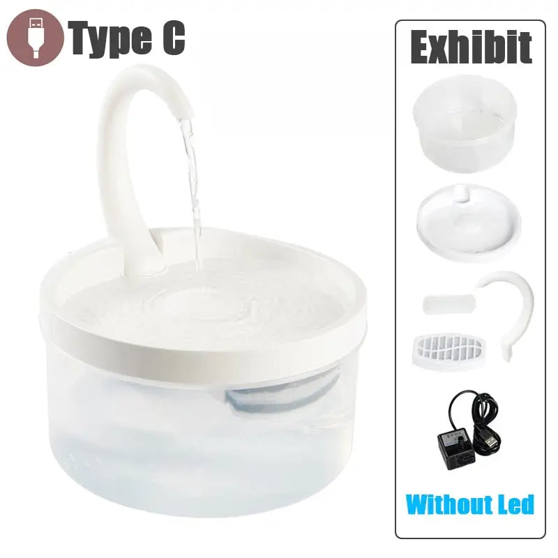 Intelligent fountain for cats and dogs - C-01Without LED -