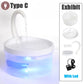 Intelligent fountain for cats and dogs - C-02With LED - toys