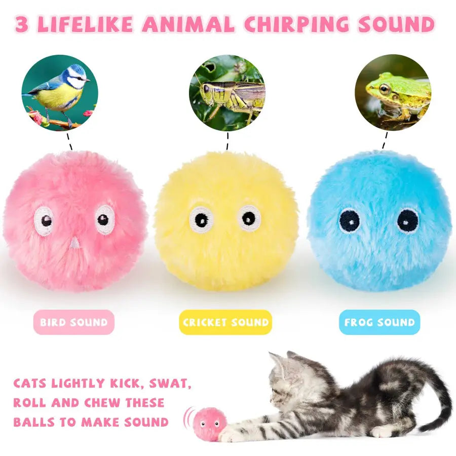 Interactive Cat Ball - Toys & Games