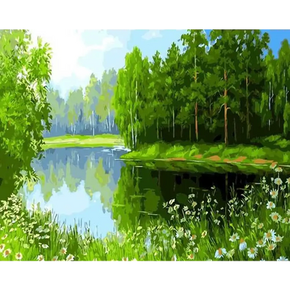 Landscapes of nature - paintings drawings by numbers - 99471