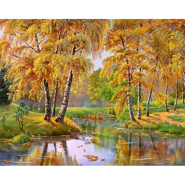 Landscapes of nature - paintings drawings by numbers - 99999