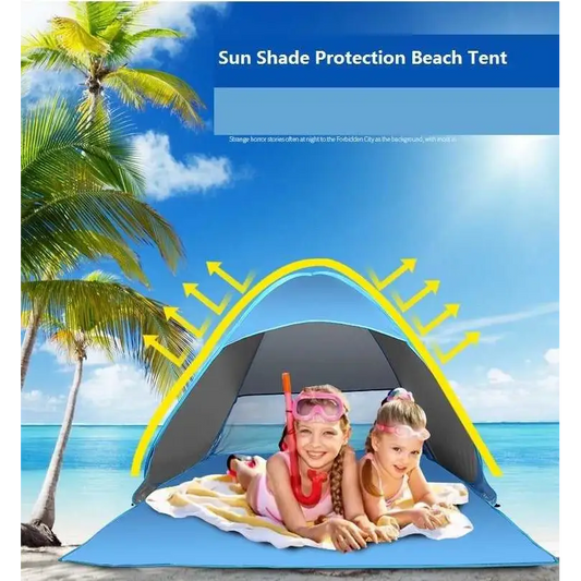 Large beach tent for UV protection - toys