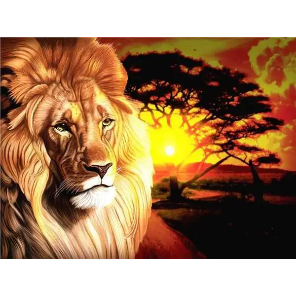 Lion King - paintings drawings by numbers - 9920932 /