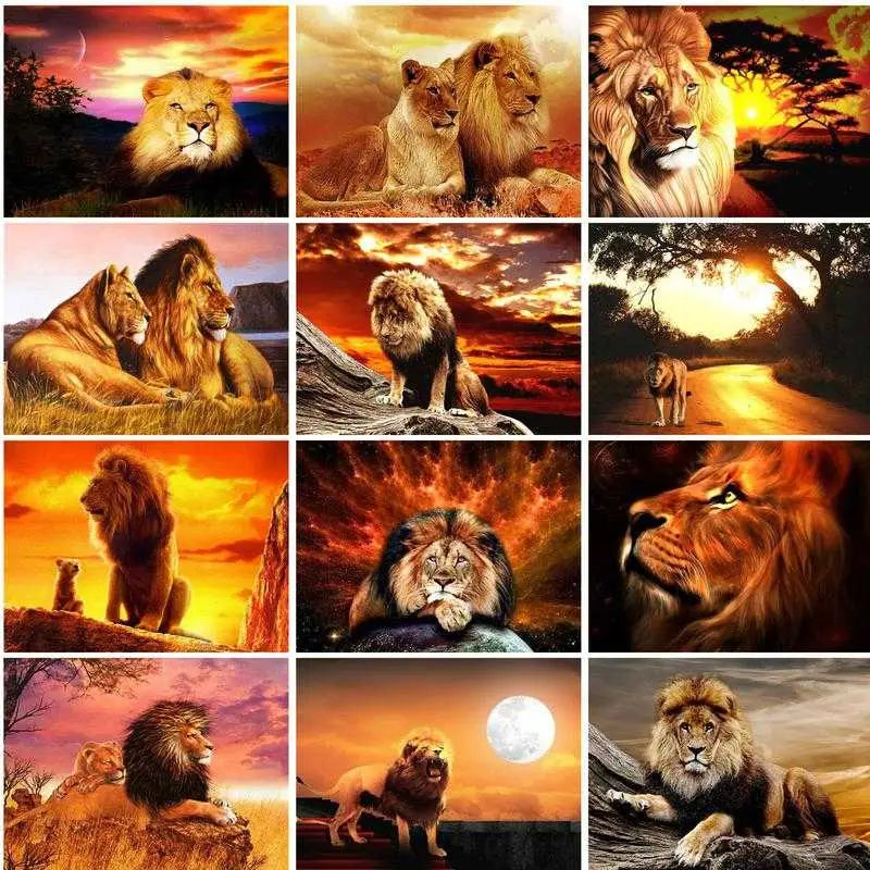 Lion King - paintings drawings by numbers - toys