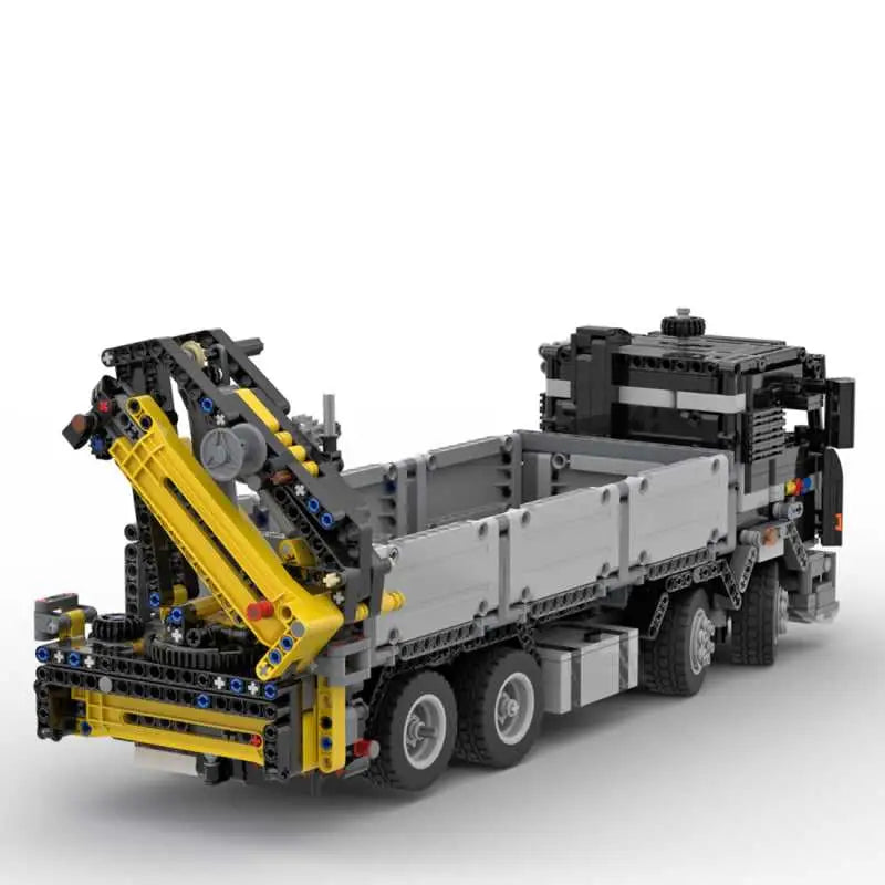 Logging truck and dump with manipulator - toys