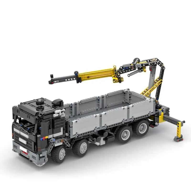 Logging truck and dump with manipulator - toys
