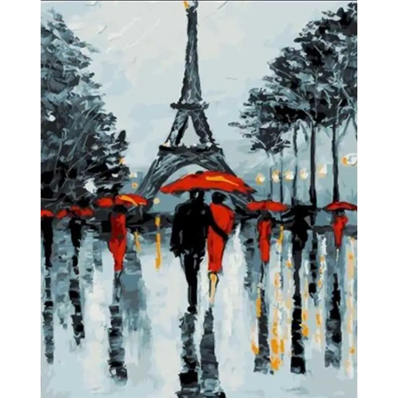 Magnificent Paris - paintings drawings by numbers - 991802 /