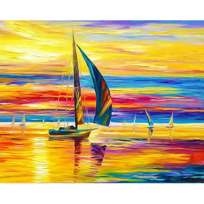 Magnificent sunsets - paintings drawings by numbers - 991690