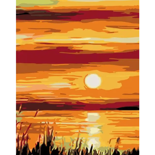 Magnificent sunsets - paintings drawings by numbers - 996887