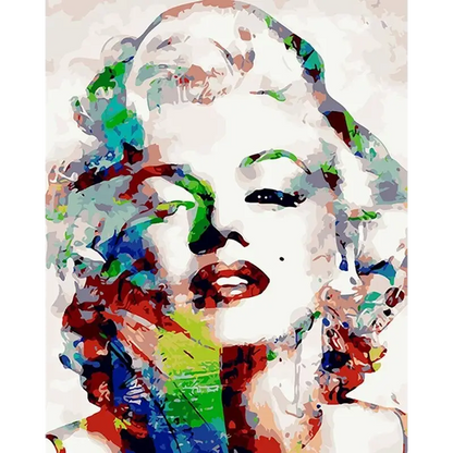 Marilyn Monroe - paintings drawings by numbers - 991202 /