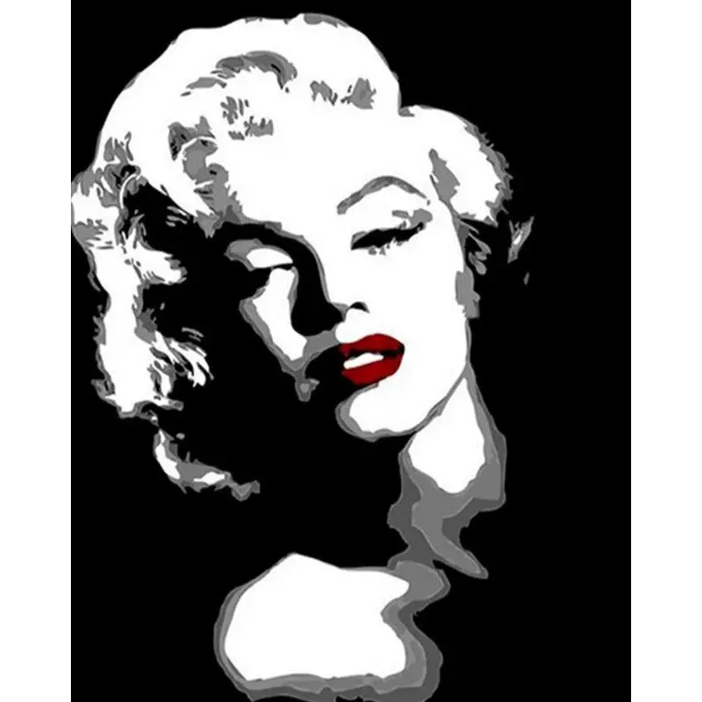 Marilyn Monroe - paintings drawings by numbers - 991258 /