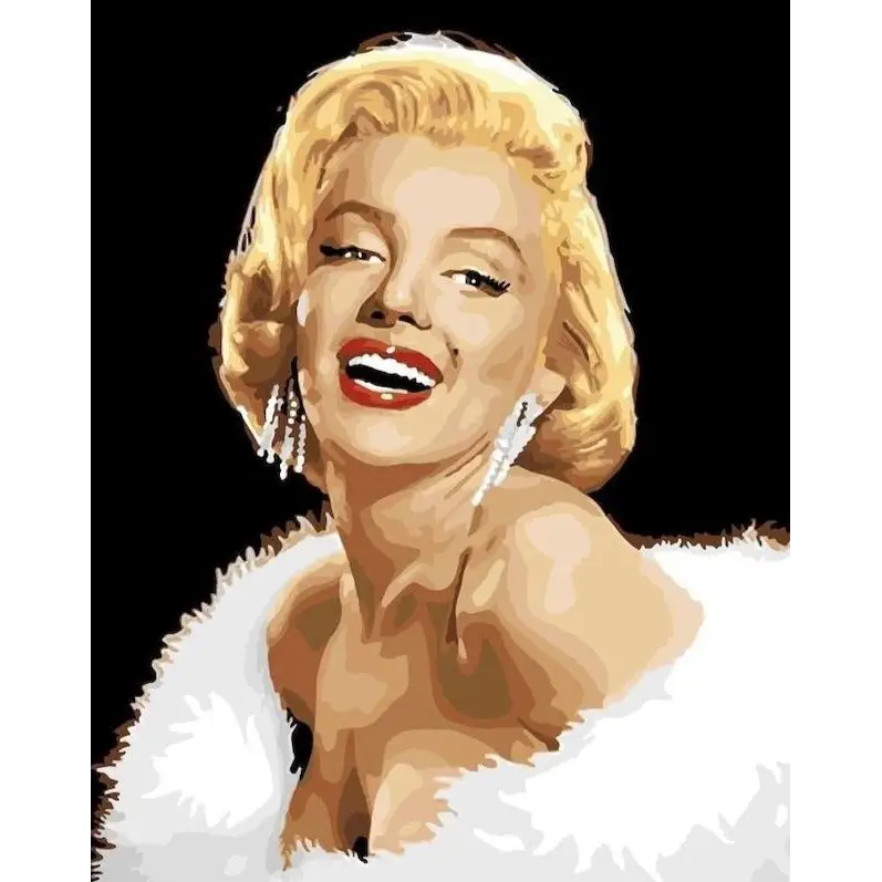Marilyn Monroe - paintings drawings by numbers - 997811 /