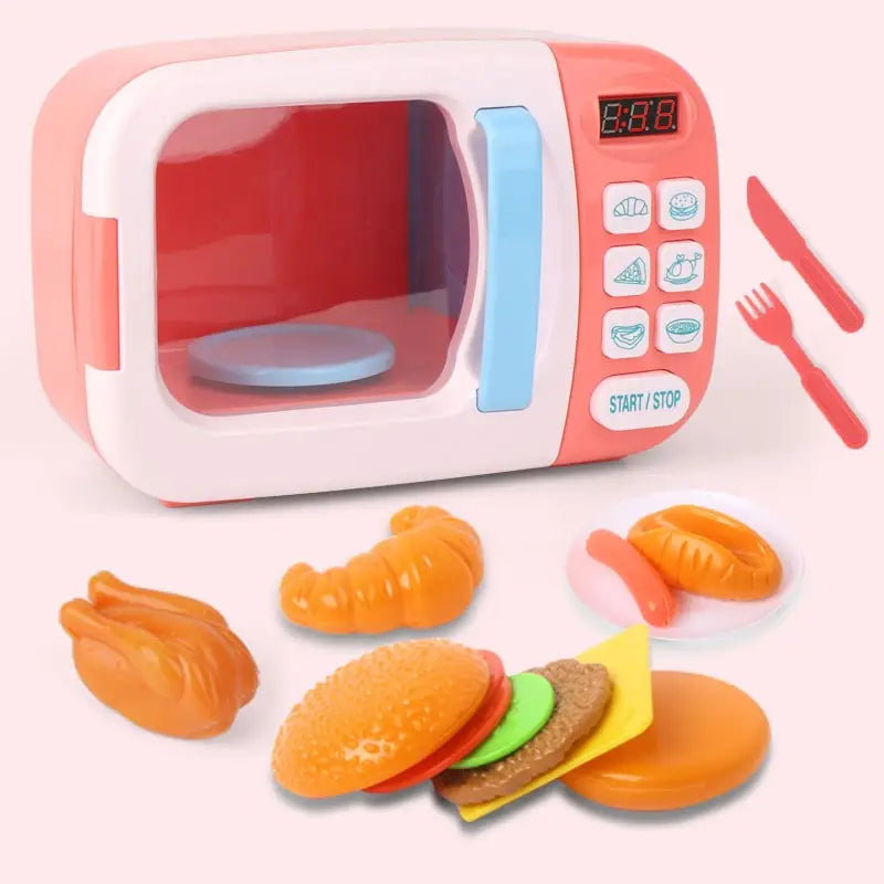 Mini set for warming up food - Pink 13pcs - Toys & Games