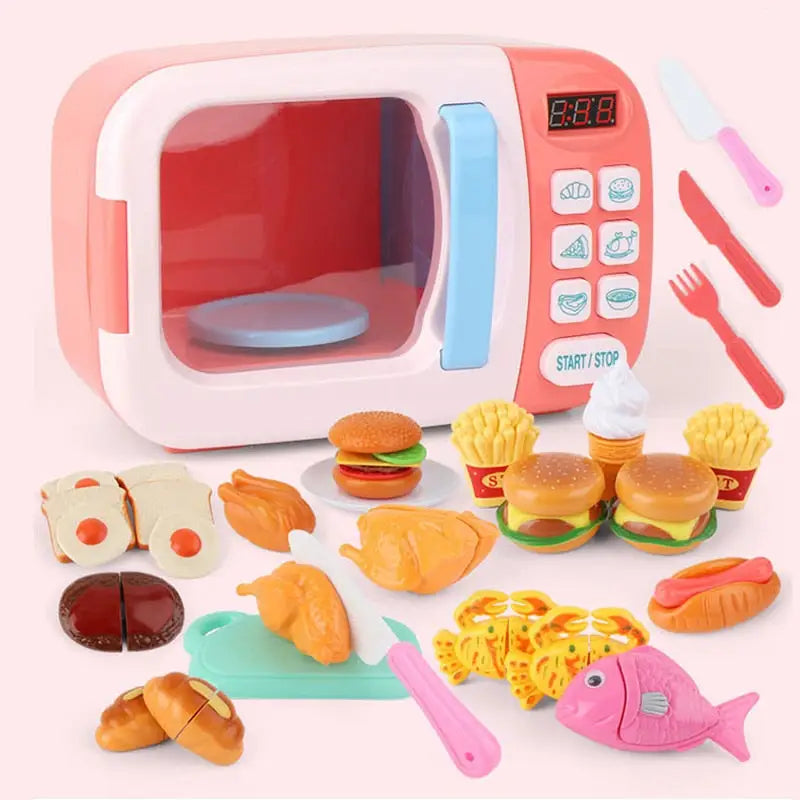 Mini set for warming up food - Pink 31pcs - Toys & Games