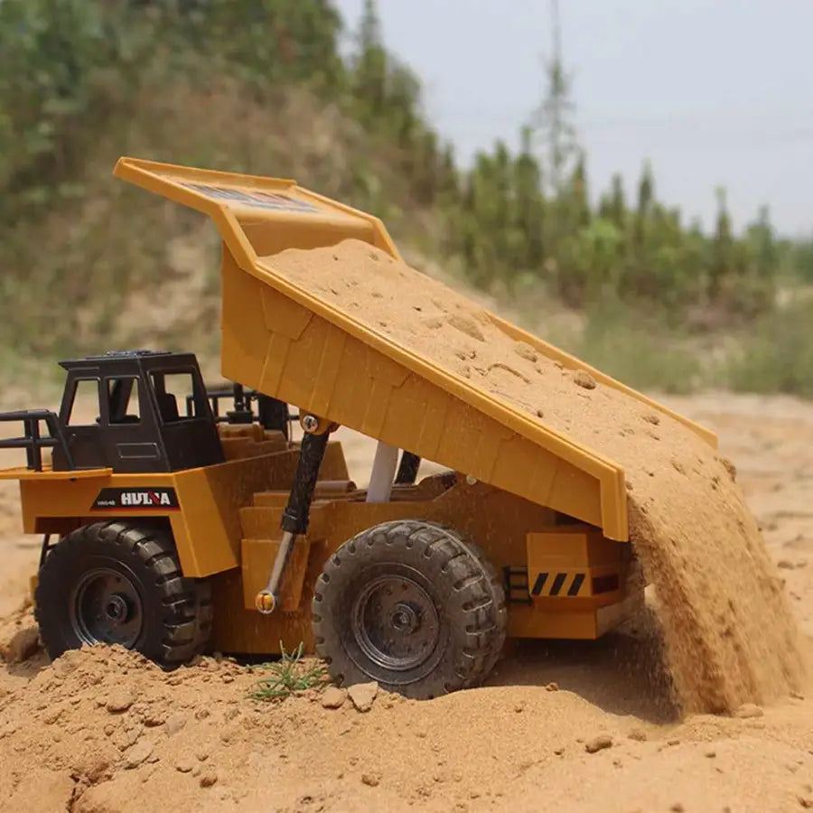 Mining dump truck with remote control - toys