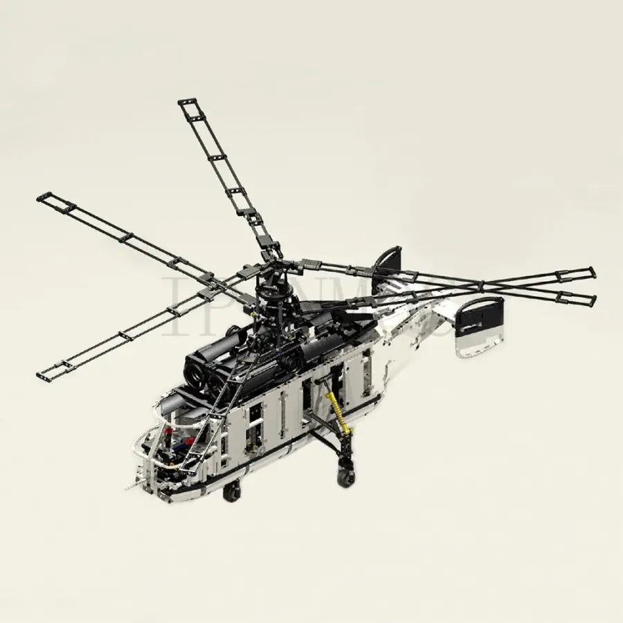 Model of the KA-32 helicopter - Black / building blocks -