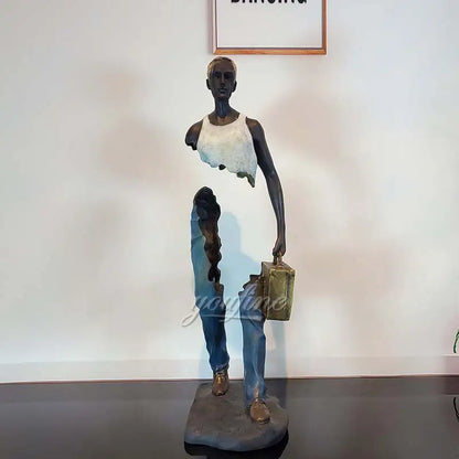 Modern Art Bronze Traveler by Bruno Catalano - Color 1 -