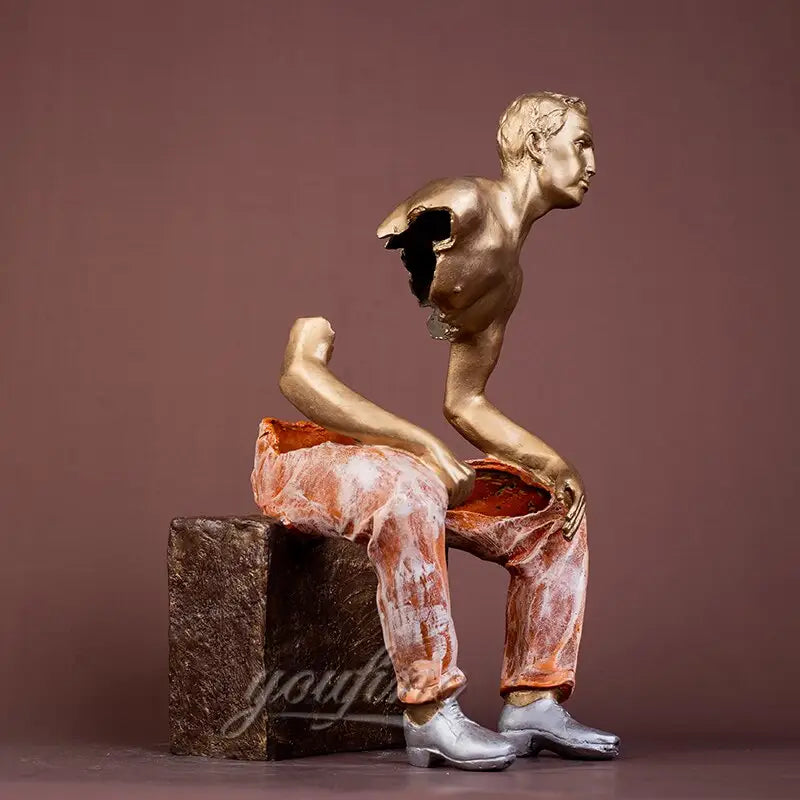 Modern Art Bronze Traveler by Bruno Catalano - toys