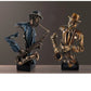 Modern art bust of a saxophonist - toys