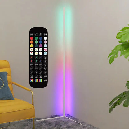 Modern Led Floor Lamp RGB - White-Remote control / RGBW / EU