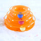 Multi-level toy for cats - 3 Levels Orange - toys