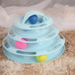 Multi-level toy for cats - 4 Levels Blue - toys