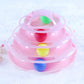 Multi-level toy for cats - 4 Levels Pink - toys