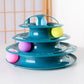 Multi-level toy for cats - 4 Porcelain blue - toys
