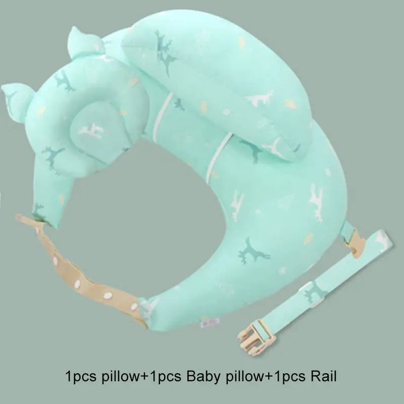 Multifunctional nursing pillow - B Green Deer - toys