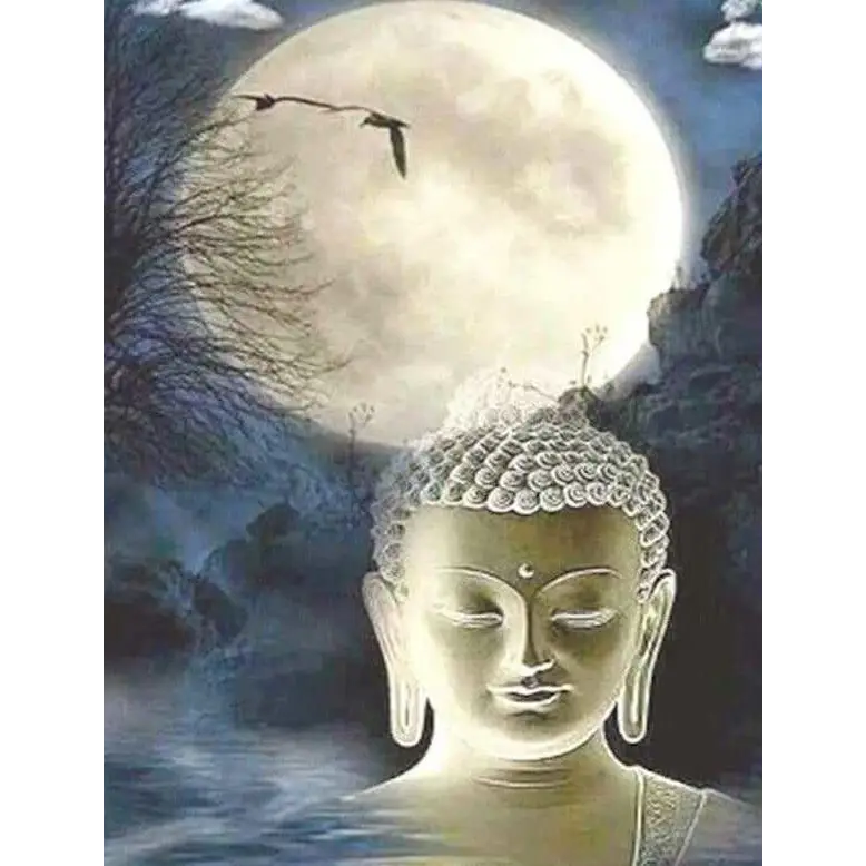 Mysterious Buddha - paintings drawings by numbers - 9910566