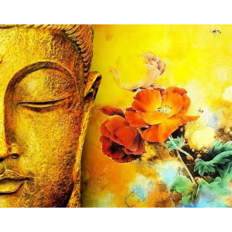 Mysterious Buddha - paintings drawings by numbers - 991244 /