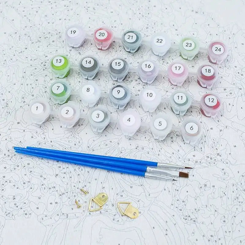 Natural beauty - paintings drawing by numbers - toys