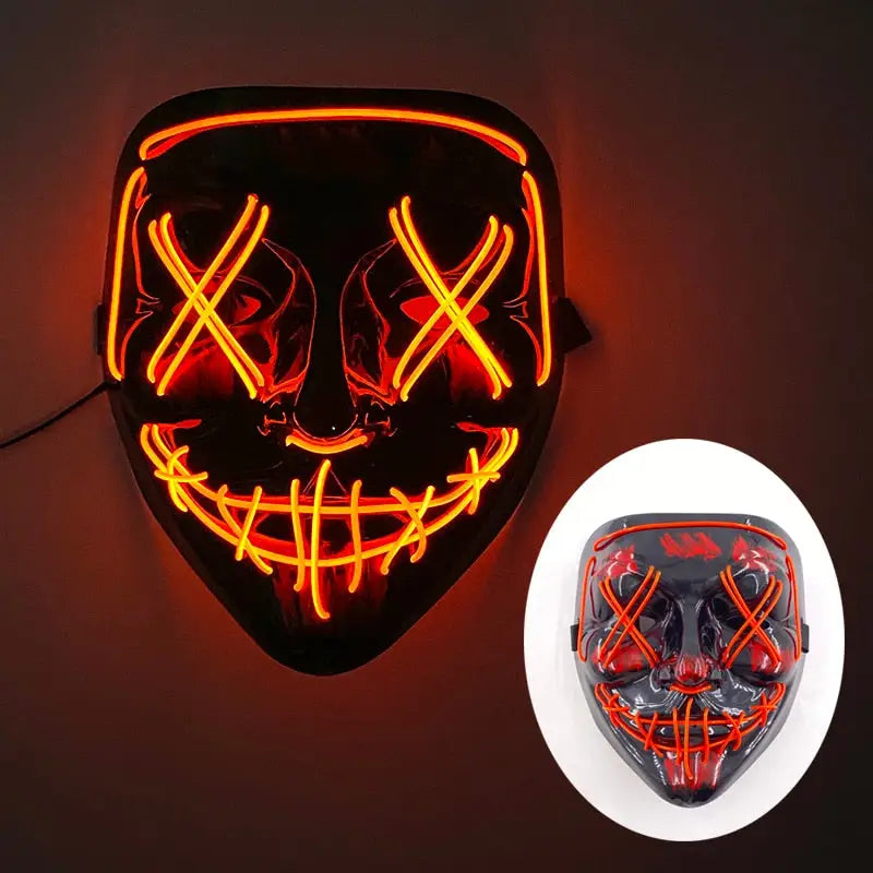 Neon Led Purge Mask - 01 Red - toys