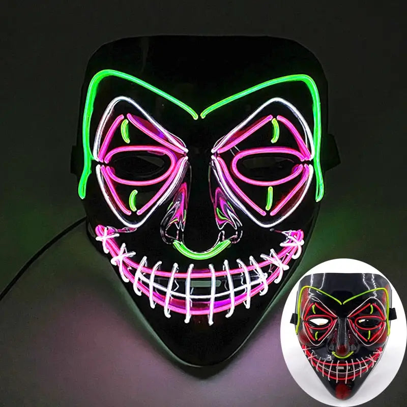 Neon Led Purge Mask - 10 - toys