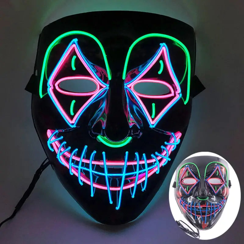 Neon Led Purge Mask - 12 - toys