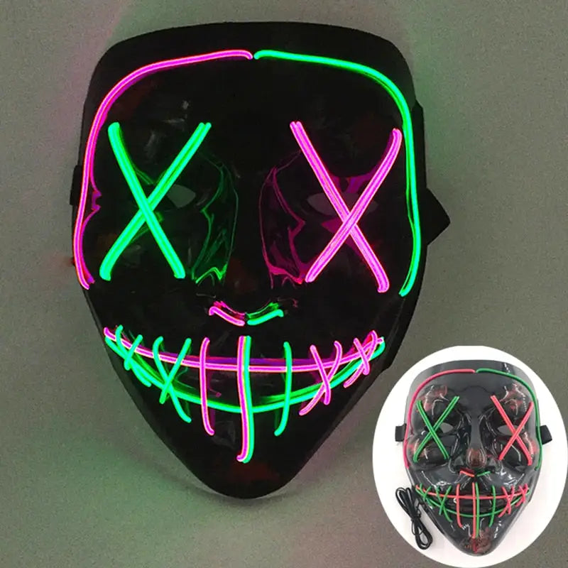 Neon Led Purge Mask - 13 - toys