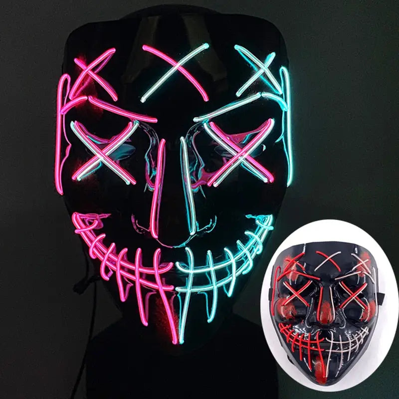 Neon Led Purge Mask - 14 - toys