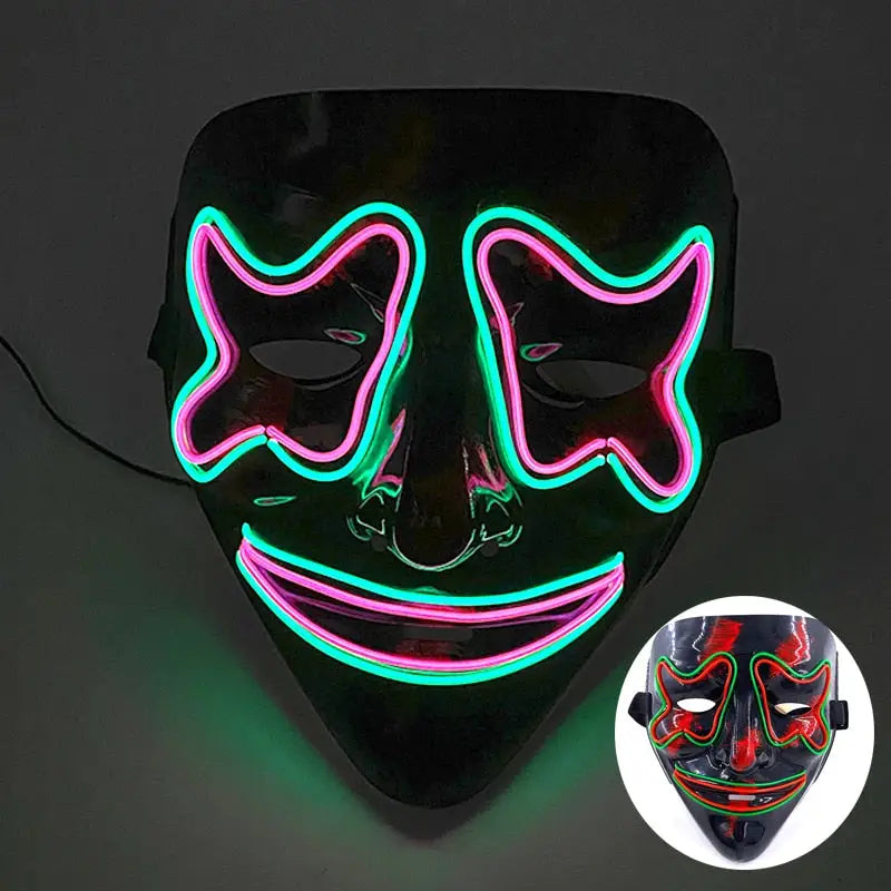 Neon Led Purge Mask - 16 - toys