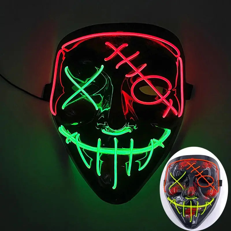 Neon Led Purge Mask - 17 - toys