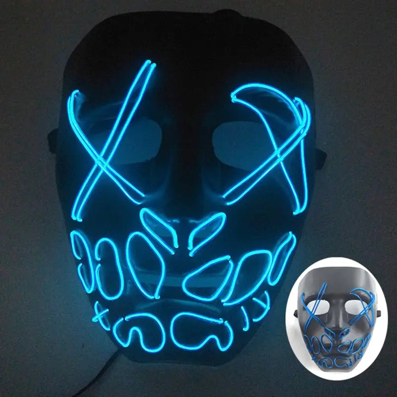 Neon Led Purge Mask - 20 - toys