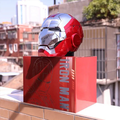 New Iron Man Helmet 1:1 Mk5 Voice Control and Light - 60CM