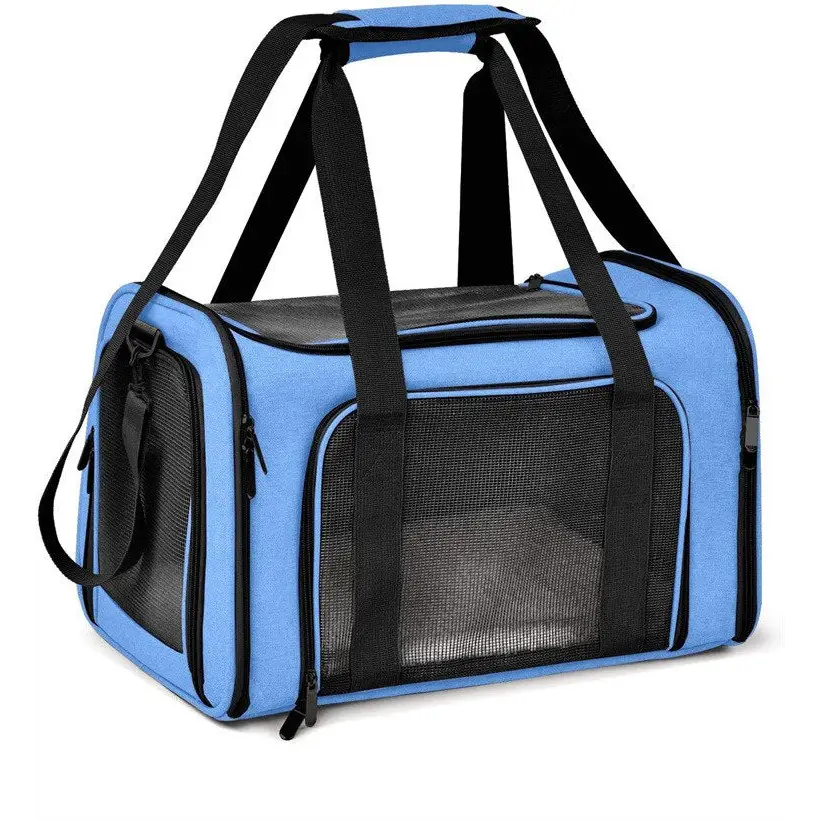 New Style Folding Pet Carrier - blue / S 40x25x25cm 4kg dog