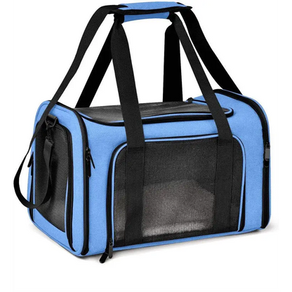 New Style Folding Pet Carrier - blue / S 40x25x25cm 4kg dog