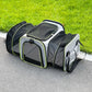 New Style Folding Pet Carrier - grey green / S 40x25x25cm