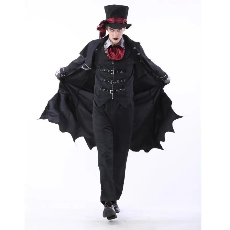 New Vampire Costumes Women Mens Halloween Party - Men / M -