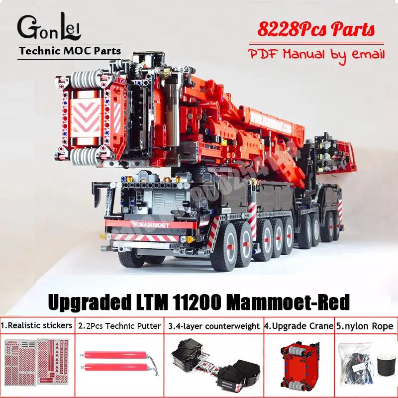 NEW Version Power Mobile Crane Building LTM 11200 RC -