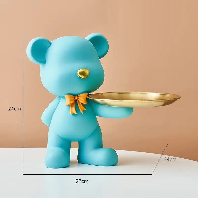 Nordic Gear Tray Figurine - Blue-24cm - toys