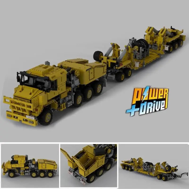 Oshkosh M1070 - Tractor with Heavy Duty Trailer - PF motor -