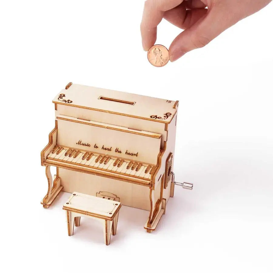 Piano hand music box - 3D wooden puzzle - toys