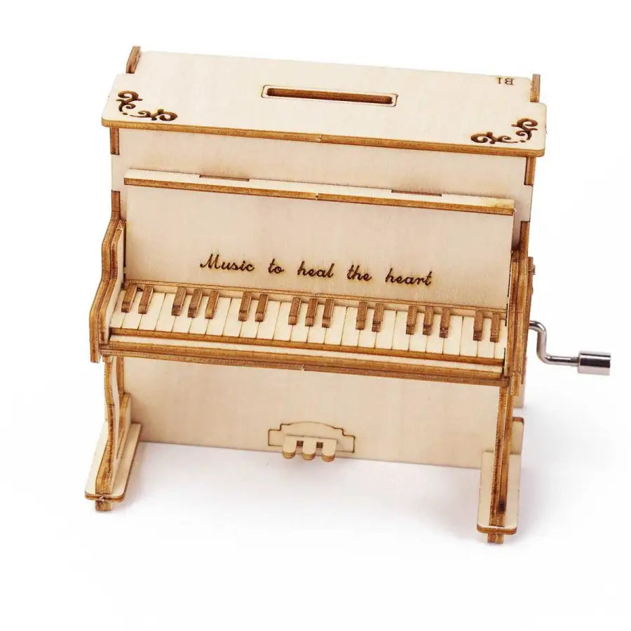 Piano hand music box - 3D wooden puzzle - toys